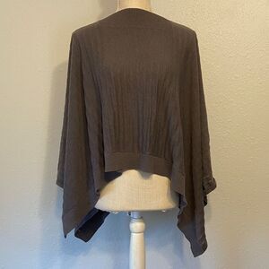 Lululemon Heathered Moonwalk Gray Forward Flow Poncho One Size